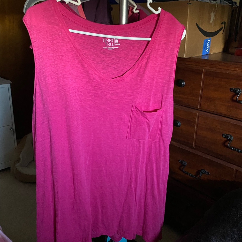 Time and Tru pink womens top